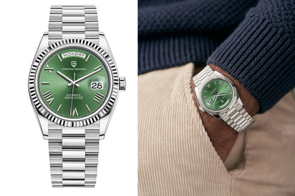 PAGANI DESIGN DD36 Gold Green V2 Men's Mechanical Watches Luxury Automatic Watch For Men 2024 New AR Sapphire glass Wrist watch