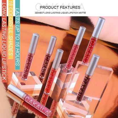 Matte Liquid Lipstick Lip Oil 10pc/set, Waterproof Velvet Lip Gloss Long Lasting Non-transfer Nude Red Pink Daily &Party Makeup