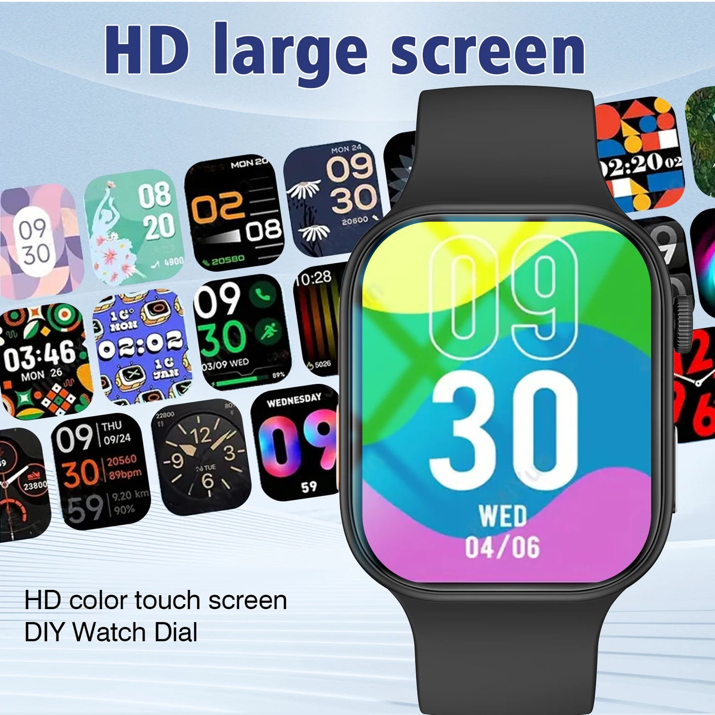 Smart Watch Bluetooth Call Fitness Tracker Message Display Wristband