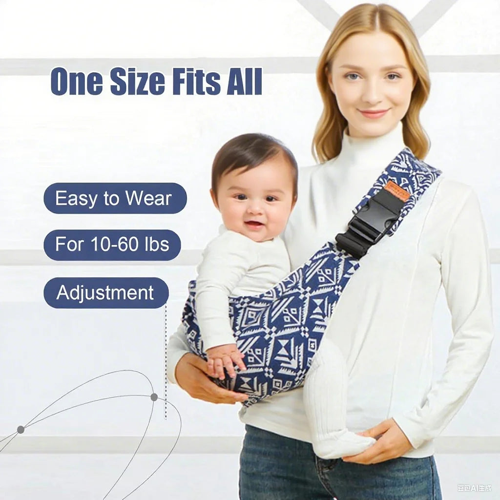 Baby Carrier Backpack with Hipseat — Ergonomic Front Facing Infant Sling