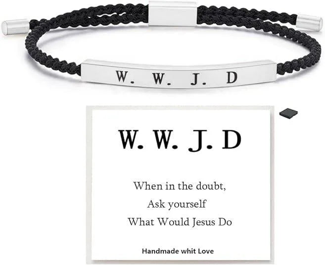 Dont Let The Hard Days Win Motivational Tube Bracelets, Adjustable Hand Bradied Wrap Stainless Steel Inspirational Gifts