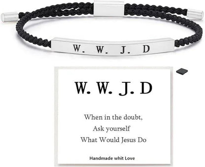 Dont Let The Hard Days Win Motivational Tube Bracelets, Adjustable Hand Bradied Wrap Stainless Steel Inspirational Gifts