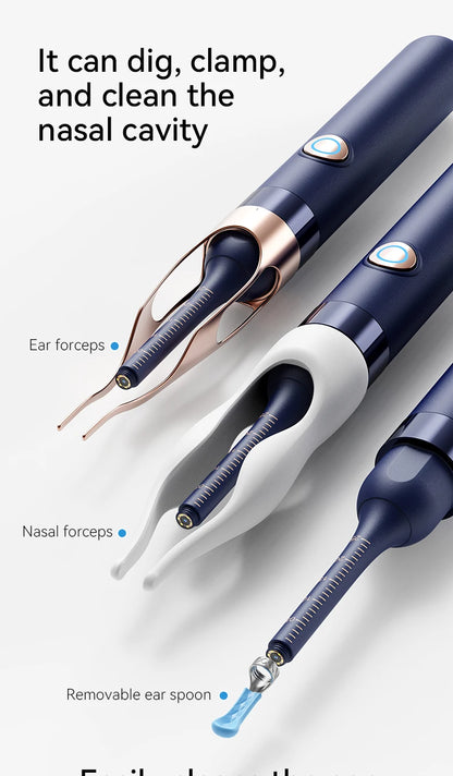 Upgraded Smart Visual Ear Wax Cleaner With Camera 800W HD Endoscope Multi-Functional Visual Ear Cleaning Tool Includes Storage
