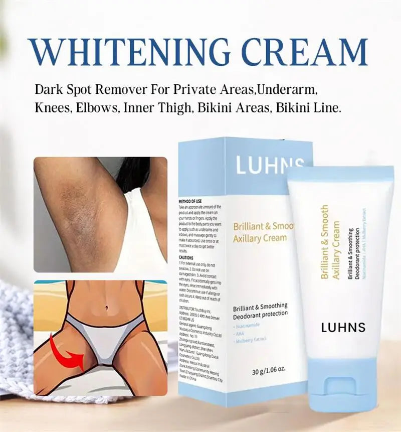 Whitening Cream For Dark Skin Underarm Bleaching Armpit Lightening And Intimate Area Woman Moisturizer Korean Skin Care Products