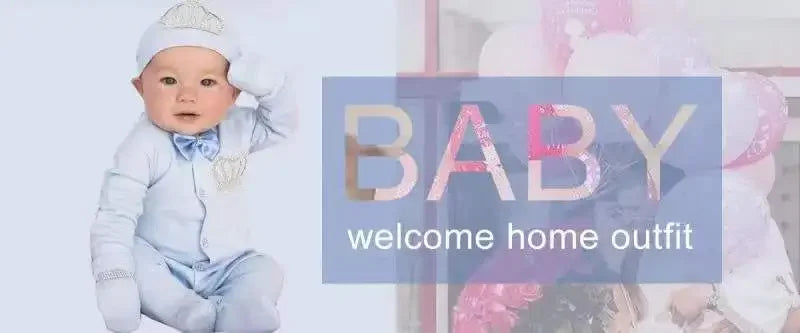 Name Personalized Layette Newborn 4pcs Crown Jewelry Welcome Home Romper Baby Clothes Baby Girl Boy Toddler's Cotton Outfits