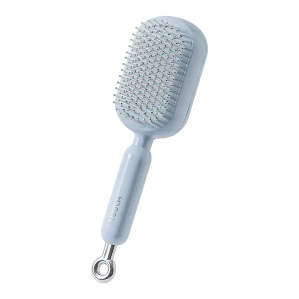 Anti Static Self Cleaning Hair Brush Retractable Bristles Airbag Cushion Wet Dry Scalp Massage Barber Styling Tool