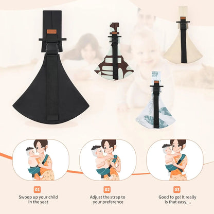 Baby Carrier Backpack with Hipseat — Ergonomic Front Facing Infant Sling