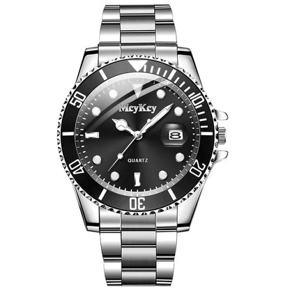 Fashion Calendar Men Quartz Watch Luxury Large Dial  Man Business Watches Reloj Hombre