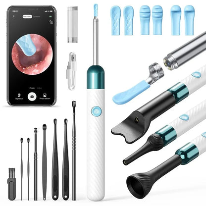 Upgraded Smart Visual Ear Wax Cleaner With Camera 800W HD Endoscope Multi-Functional Visual Ear Cleaning Tool Includes Storage