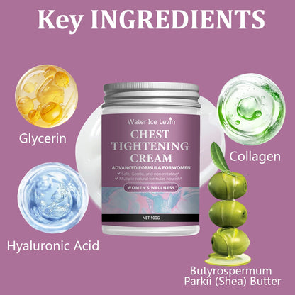Chest Firming Cream - Lightweight Texture - Deep Hydration - Smooth & Plump Skin