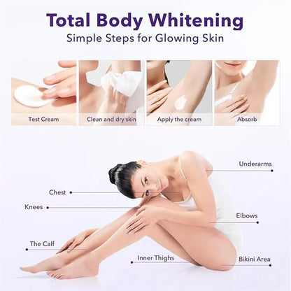Whitening Cream For Dark Skin Underarm Bleaching Armpit Lightening And Intimate Area Woman Moisturizer Korean Skin Care Products