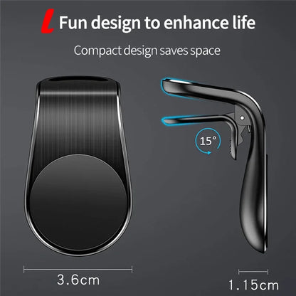 Magnetic Car Phone Mount Air Vent Clip Mobile Holder for GPS Use