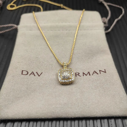 2025 New DY Classic Love Color Pendant Necklace Temperament Exquisite and Elegant Jewelry Both Men and Women Can Wear