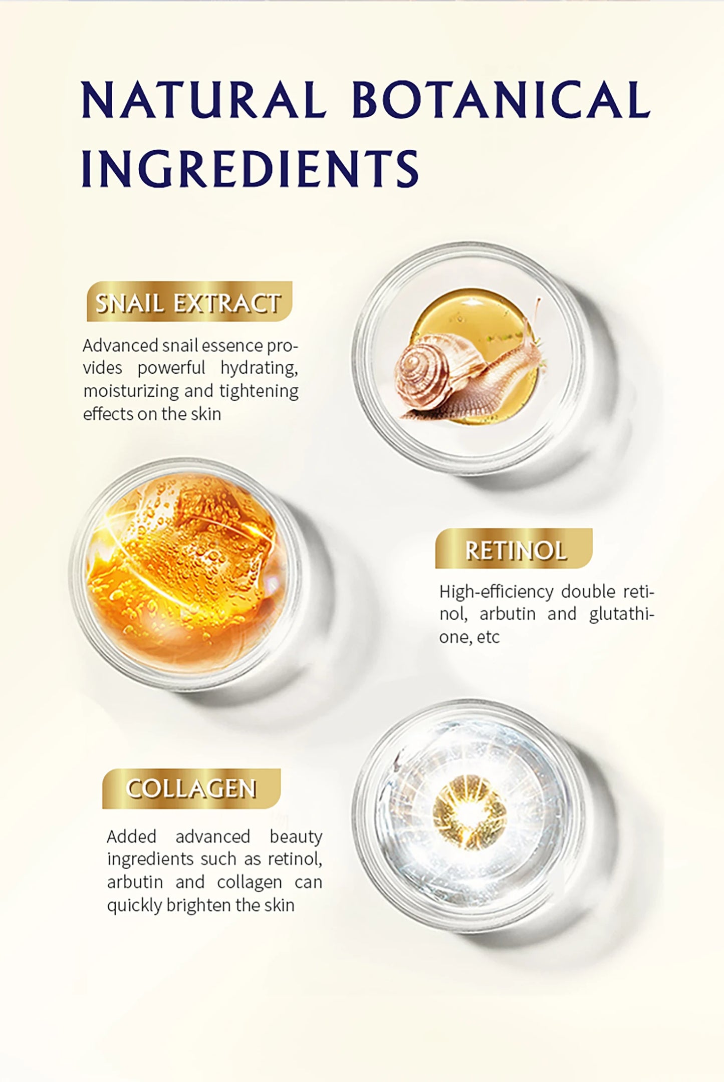 Hot Selling Brightening Lotion kit Women Organic 5Pcs Routine Skin Whitening And Skincare Set With Retinol