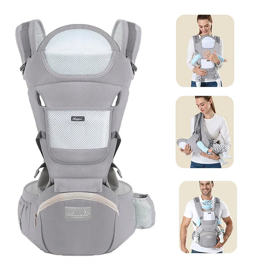 Vitaquera™ - Baby Carrier Backpack with Hip seat -Ergonomic Front Facing Infant Sling
