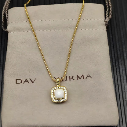 2025 New DY Classic Love Color Pendant Necklace Temperament Exquisite and Elegant Jewelry Both Men and Women Can Wear