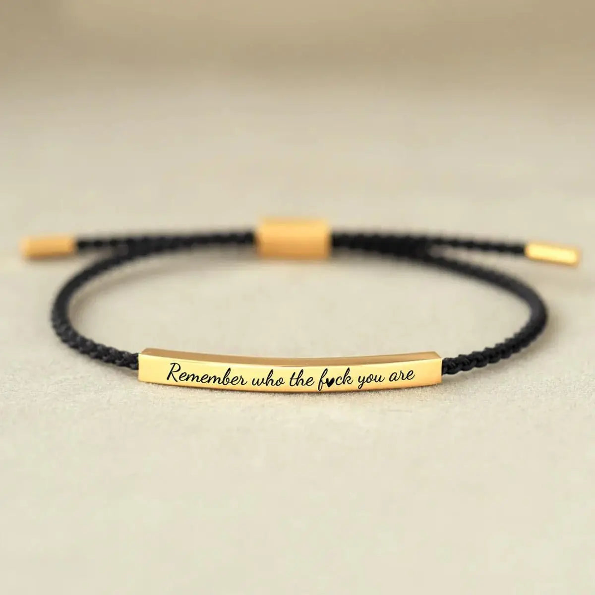 Dont Let The Hard Days Win Motivational Tube Bracelets, Adjustable Hand Bradied Wrap Stainless Steel Inspirational Gifts