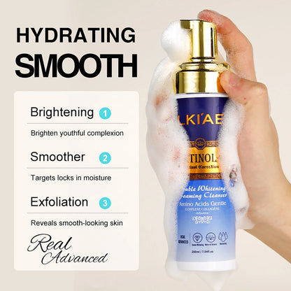 Hot Selling Brightening Lotion kit Women Organic 5Pcs Routine Skin Whitening And Skincare Set With Retinol