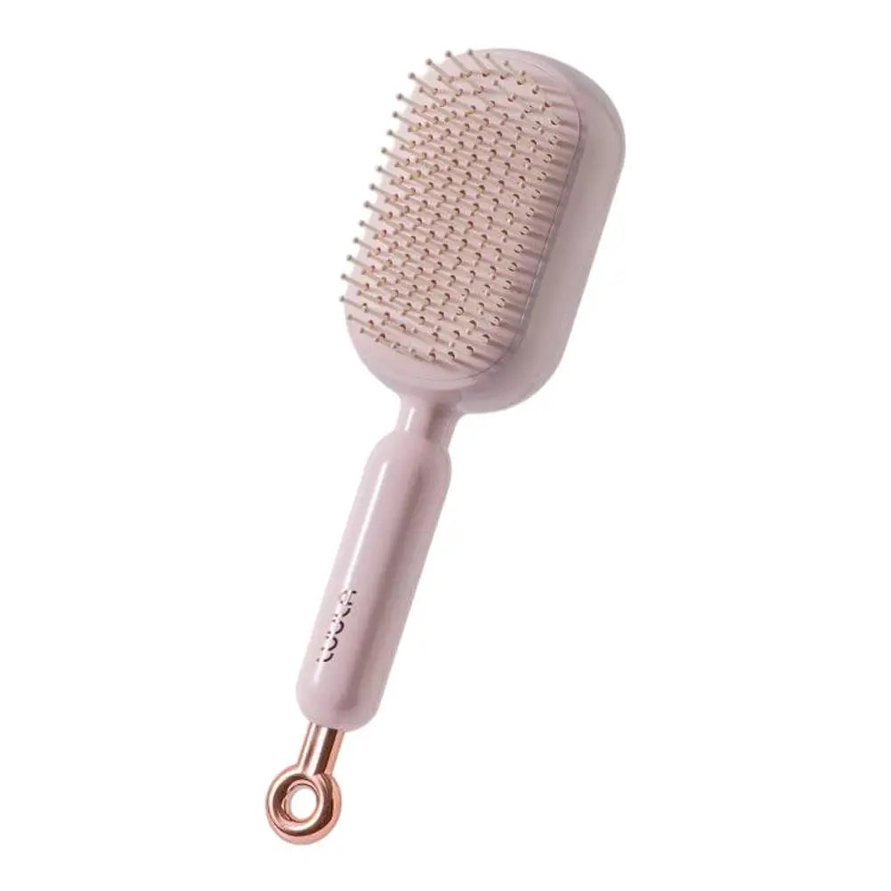 Anti Static Self Cleaning Hair Brush Retractable Bristles Airbag Cushion Wet Dry Scalp Massage Barber Styling Tool