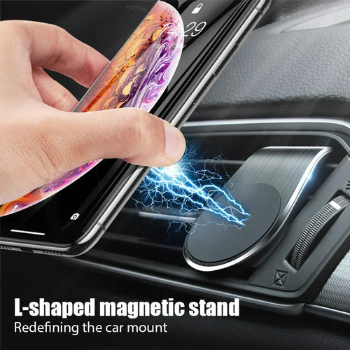 Magnetic Car Phone Mount Air Vent Clip Mobile Holder for GPS Use