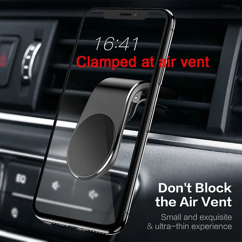 Magnetic Car Phone Mount Air Vent Clip Mobile Holder for GPS Use