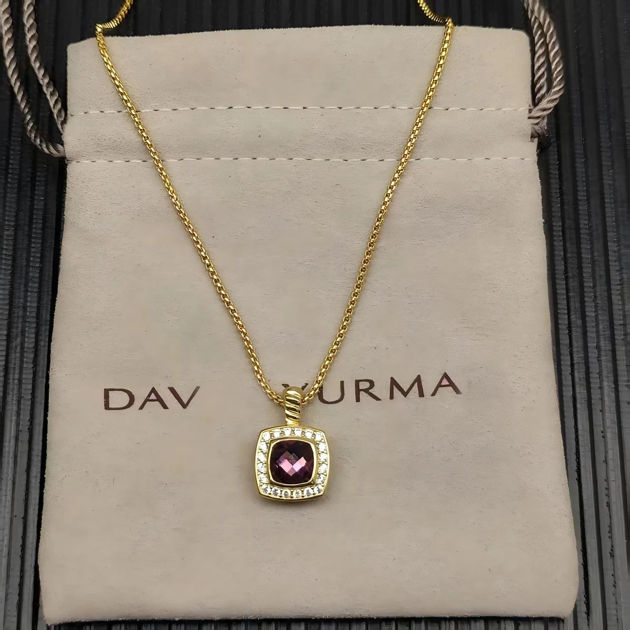 2025 New DY Classic Love Color Pendant Necklace Temperament Exquisite and Elegant Jewelry Both Men and Women Can Wear