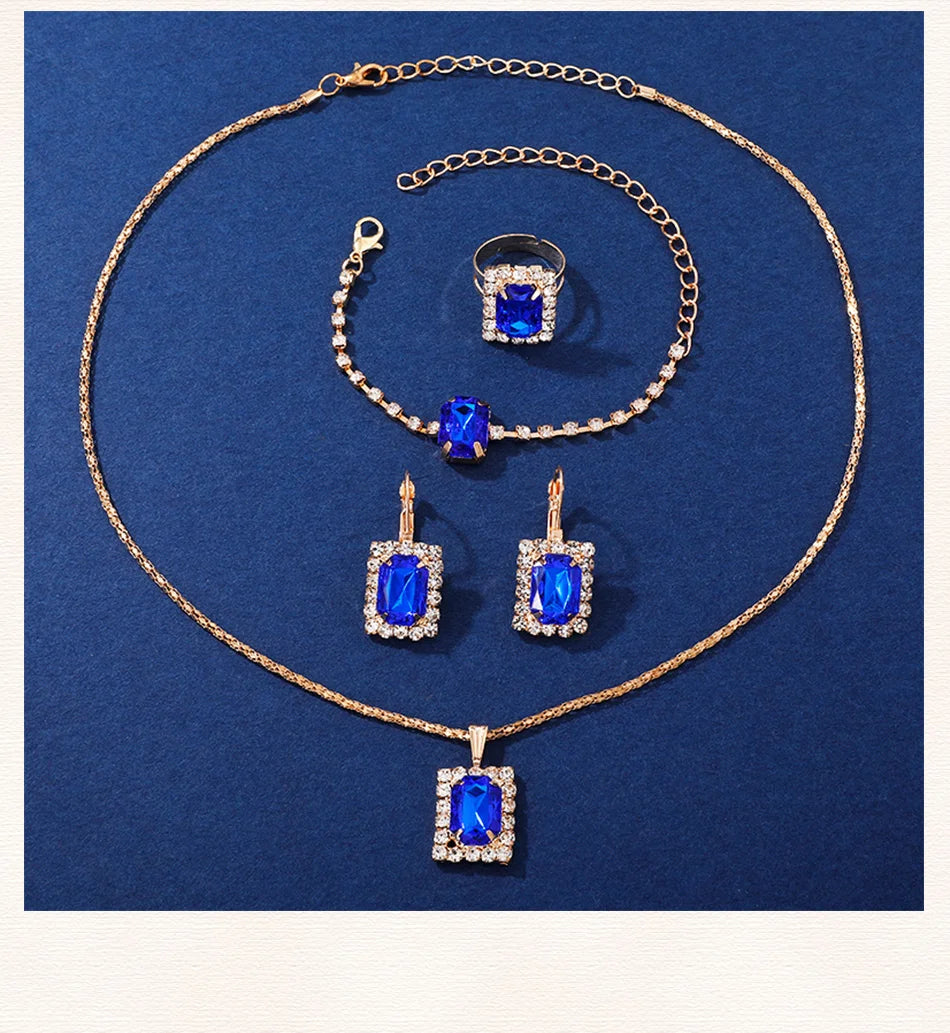 Luxury Fashion Square Women's Watches Brand Ladies Quartz Wristwatch Classic Simple Femme Blue Leather Band Relogio Feminino