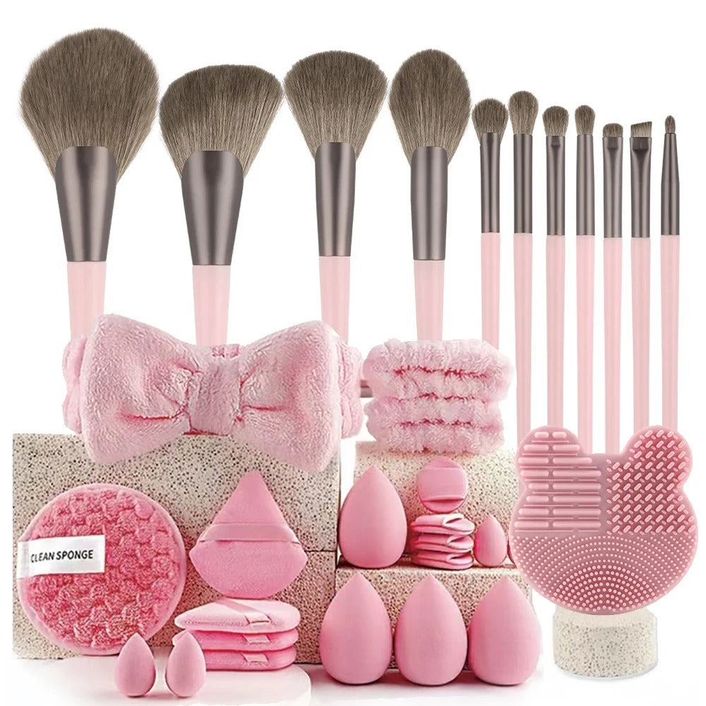 33Pcs Makeup Beauty Sponge Set Large & Small Blending Flawless Kit