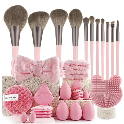 33Pcs Makeup Beauty Sponge Set Large & Small Blending Flawless Kit