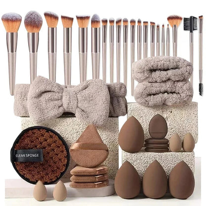 33Pcs Makeup Beauty Sponge Set Large & Small Blending Flawless Kit