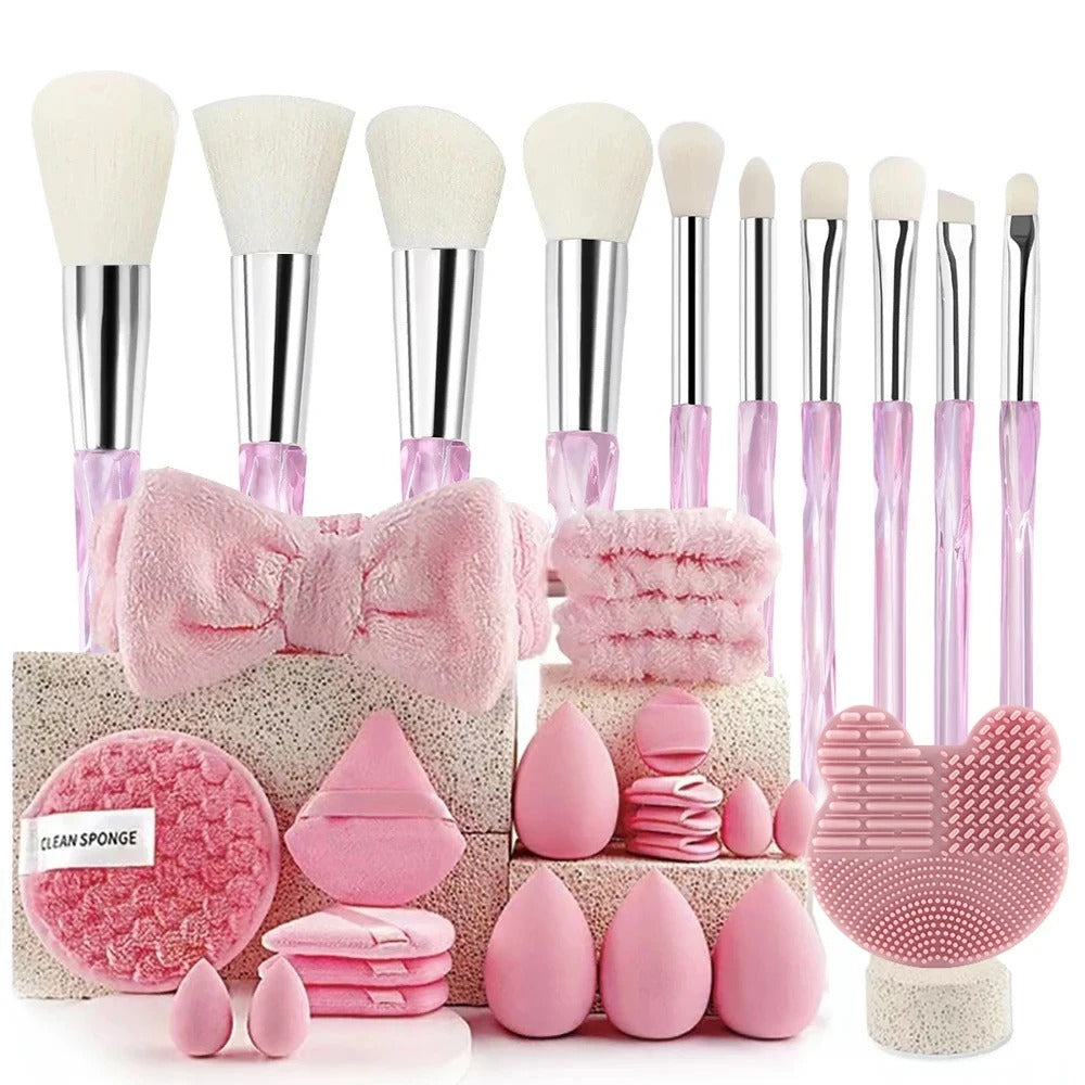 33Pcs Makeup Beauty Sponge Set Large & Small Blending Flawless Kit