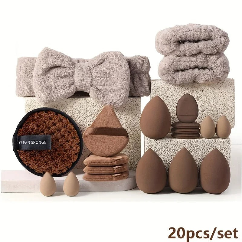 33Pcs Makeup Beauty Sponge Set Large & Small Blending Flawless Kit