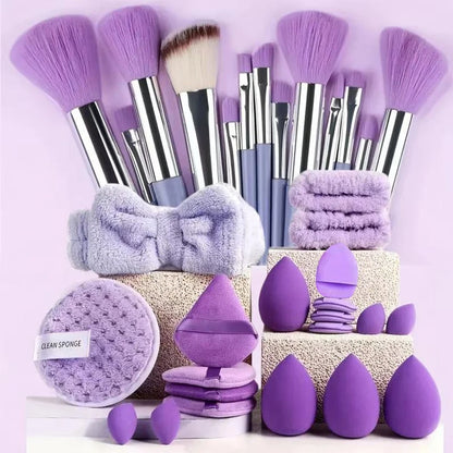 33Pcs Makeup Beauty Sponge Set Large & Small Blending Flawless Kit