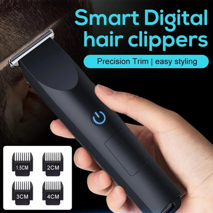 USB Rechargeable Hair Clipper with Adjustable Blade for Hair & Beard
