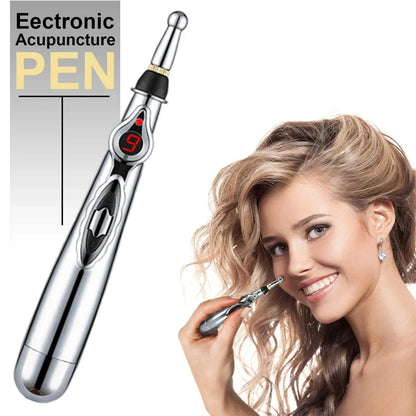 Electronic Acupuncture Pen Meridian Massage Tool for Pain Relief Therapy