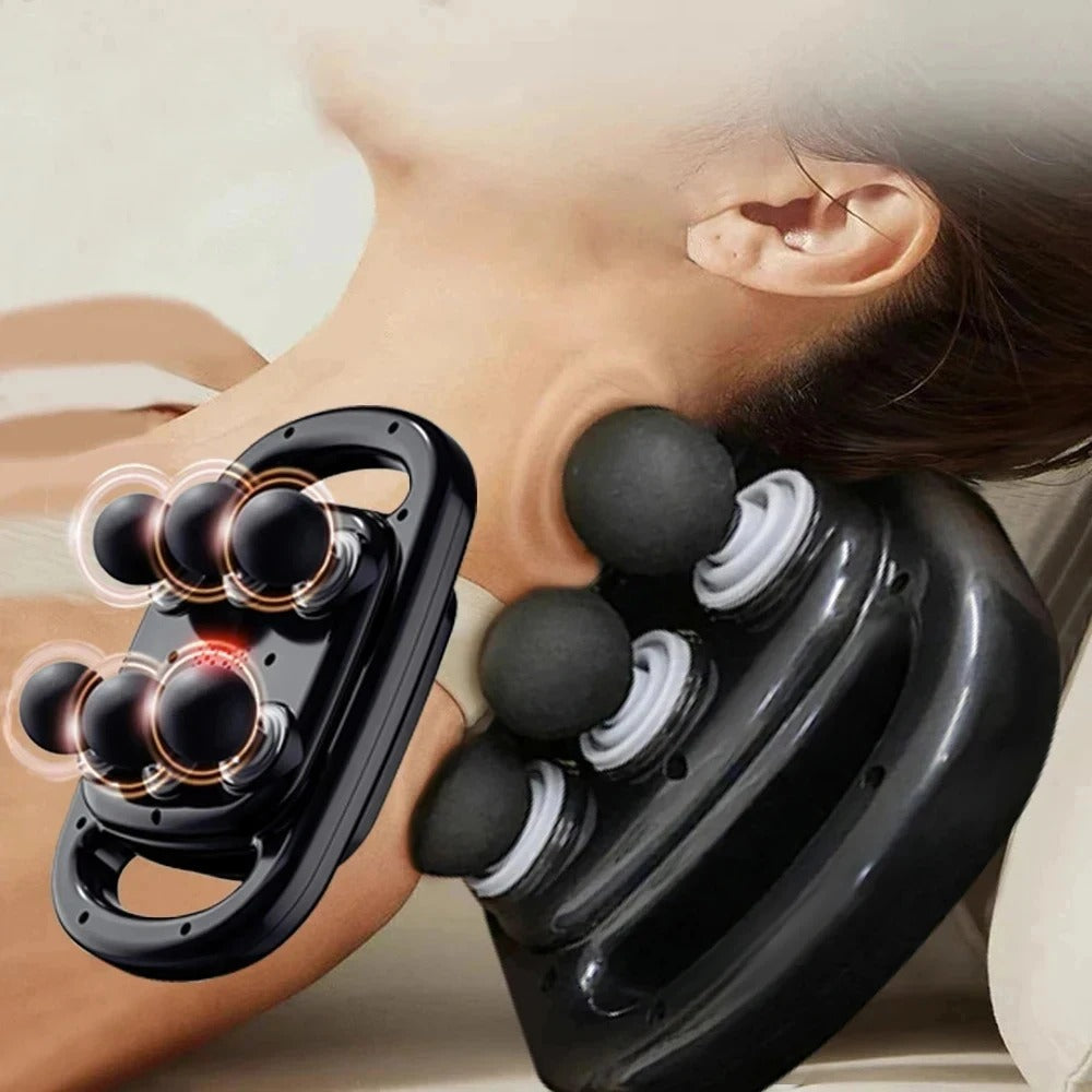 6 Head Massage Gun Deep Tissue Percussion for Full Body Muscle Relief