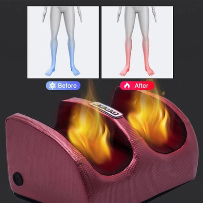 Electric Shiatsu Foot Massager with Heat for Deep Tissue Pain Relief