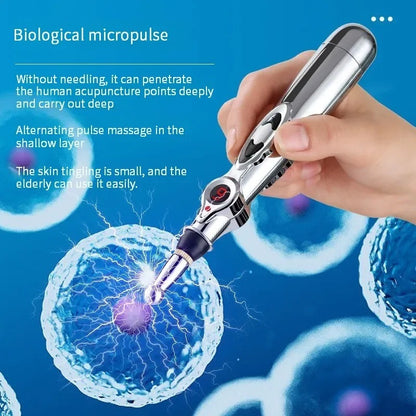 Electronic Acupuncture Pen Pain Relief Massager Meridian Energy Point Tool