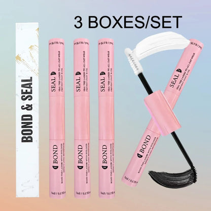 Lash Bond & Seal Kit with Glue Remover and Tweezers for Lash Extensions