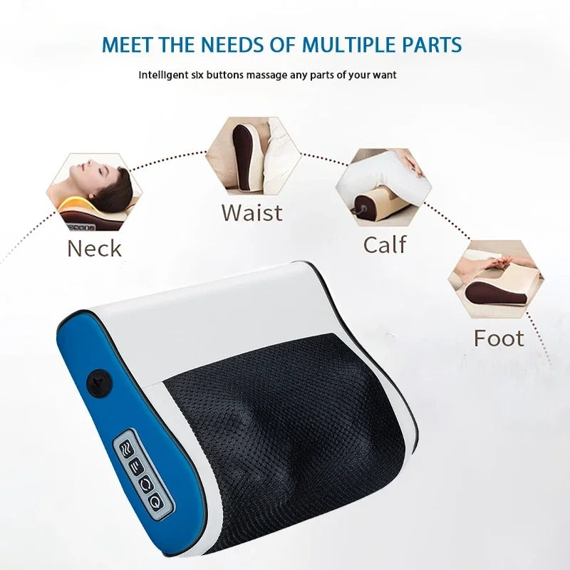 Neck & Shoulder Massager with Heat for Deep Kneading Pain Relief