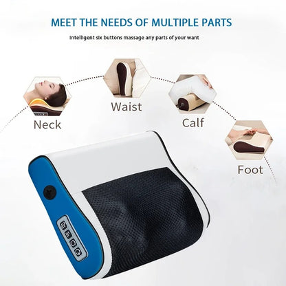 Neck & Shoulder Massager with Heat for Deep Kneading Pain Relief