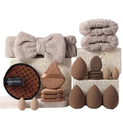 33Pcs Makeup Beauty Sponge Set Large & Small Blending Flawless Kit