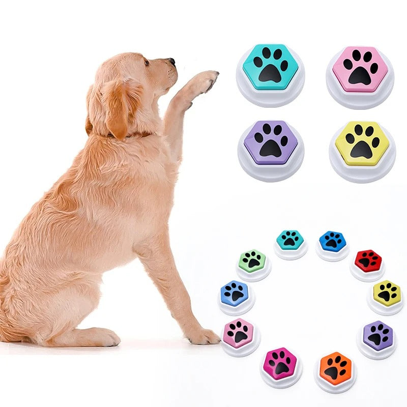 Recordable Dog Talking Button Interactive Voice Toy for Pet Training