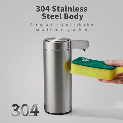 Automatic Sensor Soap Dispenser Stainless Steel Smart Kitchen Soap Machine