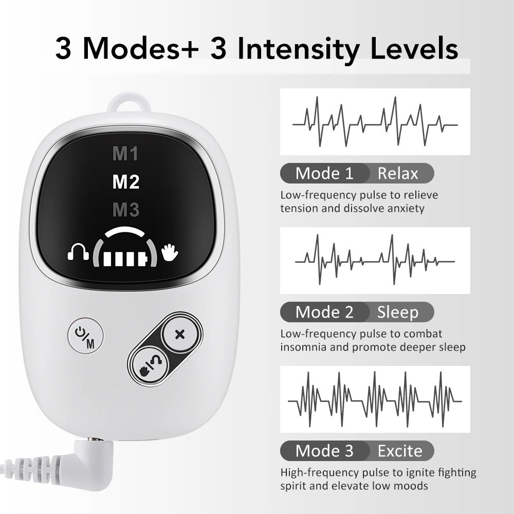Handheld CES Sleep Aid Device for Anxiety Relief & Insomnia Therapy Massager