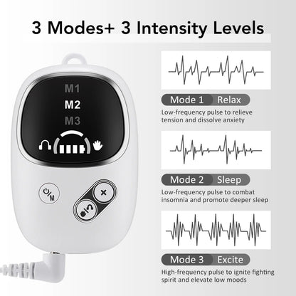 Handheld CES Sleep Aid Device for Anxiety Relief & Insomnia Therapy Massager