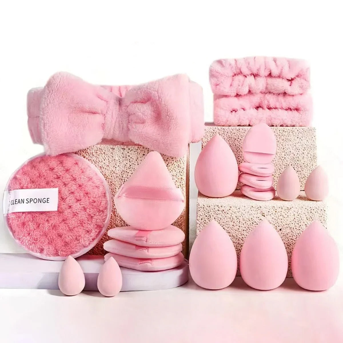 33Pcs Makeup Beauty Sponge Set Large & Small Blending Flawless Kit