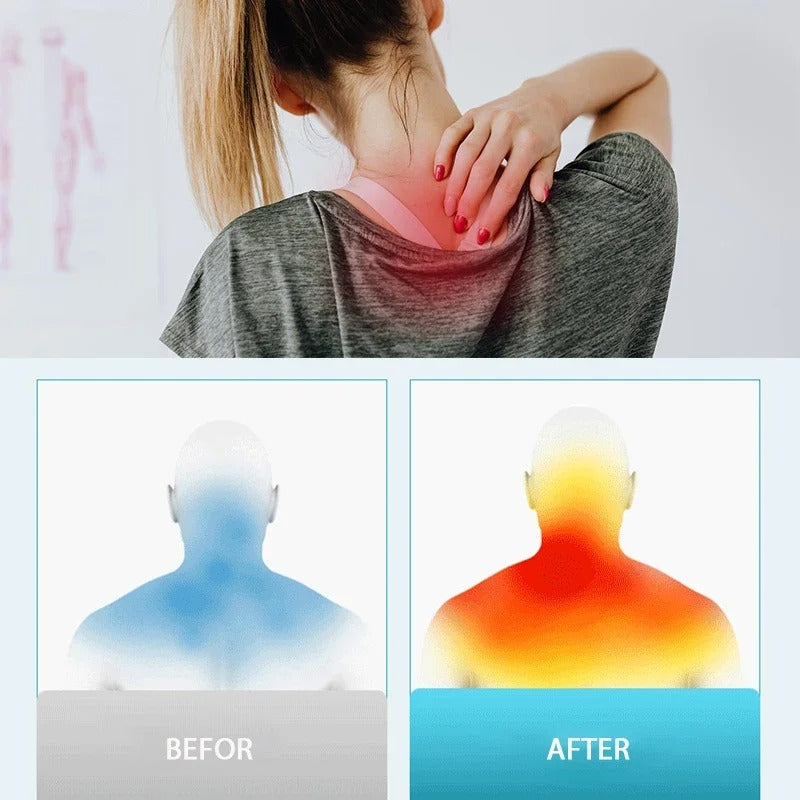Neck & Shoulder Massager with Heat for Deep Kneading Pain Relief