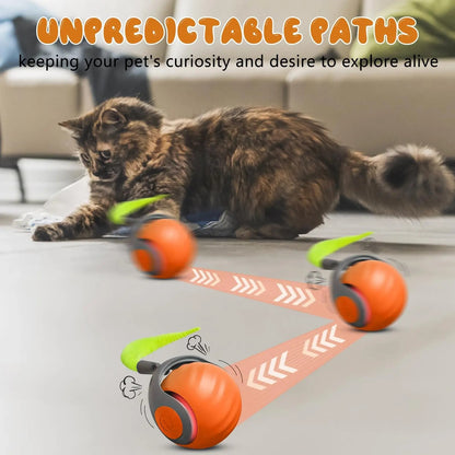 Speedy Tail 2.0 Interactive Cat Ball Toy with 2 Speed Smart Movement