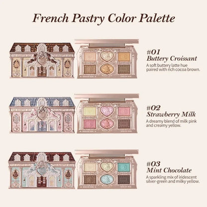 Flower Knows Sweetie Bear Makeup Box Set 10PCS Eyeshadow Blush Lip Kit